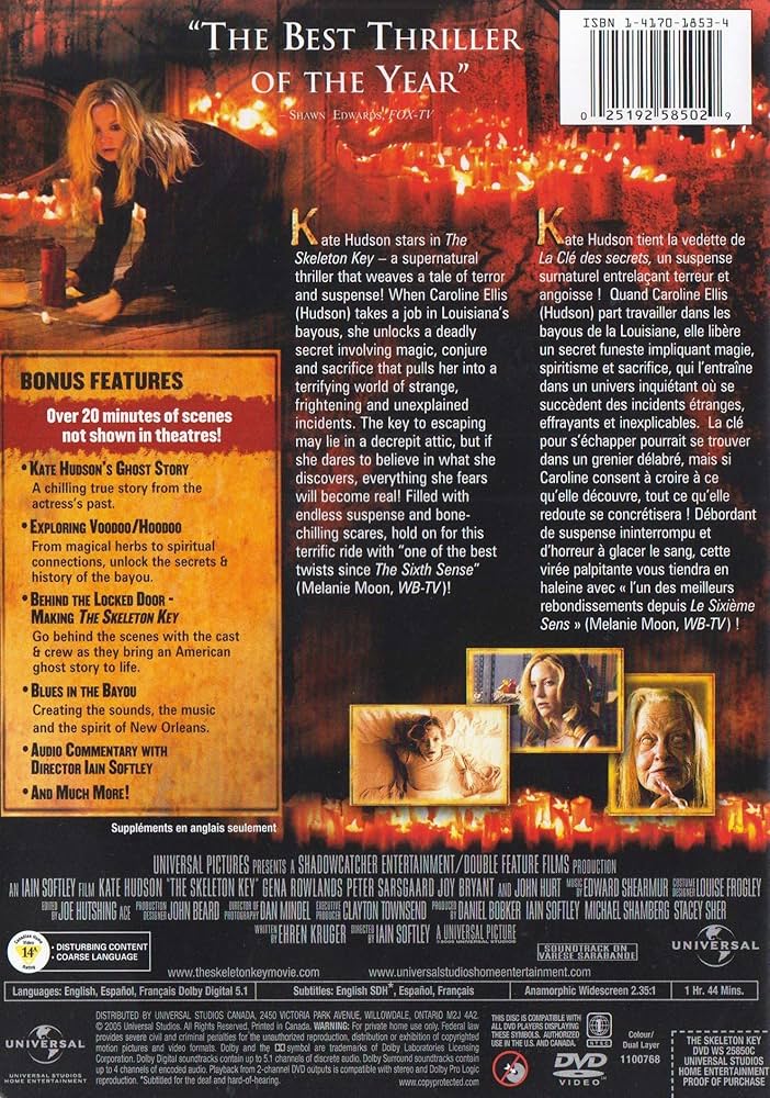 Skeleton Key [DVD] [2005] [Region 1] [US Import] [NTSC